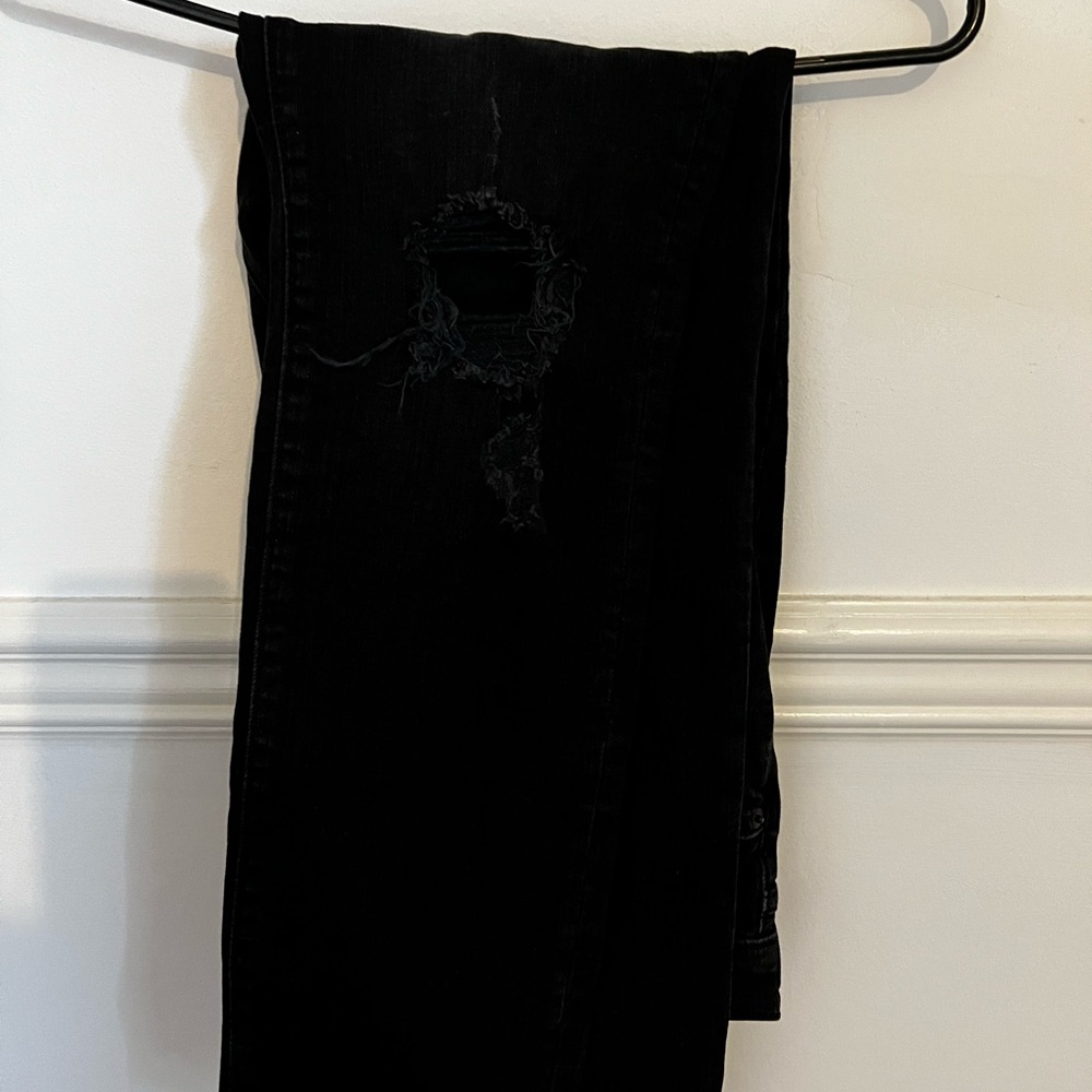H&M Black Distressed Jeans